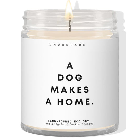A dog makes a home!  ✨ Luxury Eco Soy Candle