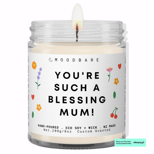 You're such a blessing to us Mum! 💕  Luxury Eco Soy Mothers Day Candle ✨ Limited Edition