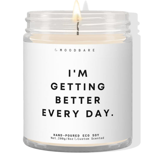 I'm getting better every day!  ✨ Luxury Eco Soy Candle