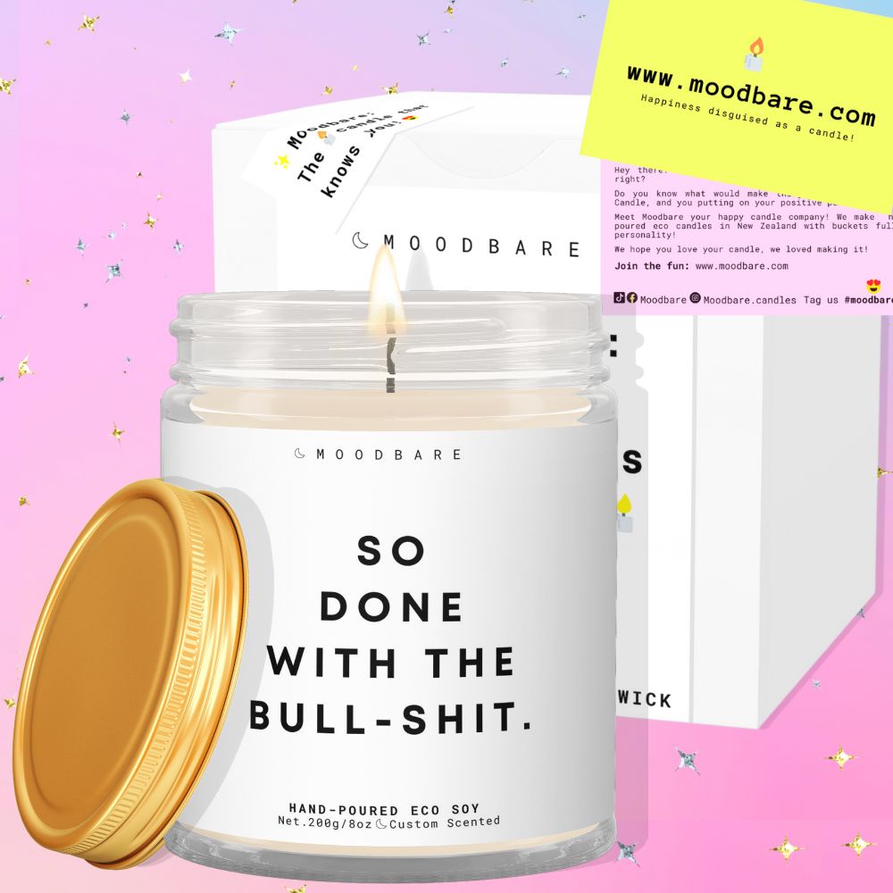 So done with the bullshit!  ✨ Luxury Eco Soy Candle