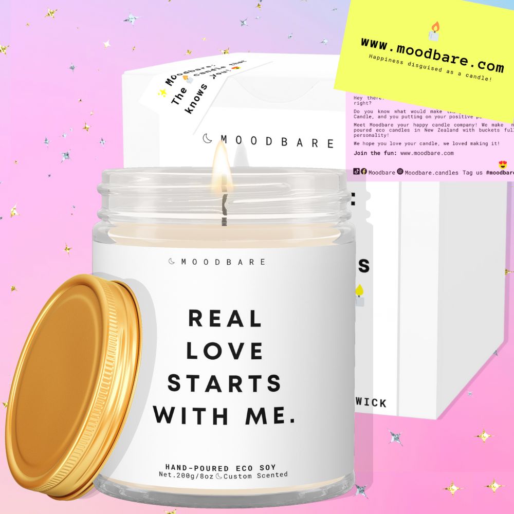 Real love starts with me! ✨ Luxury Eco Soy Candle