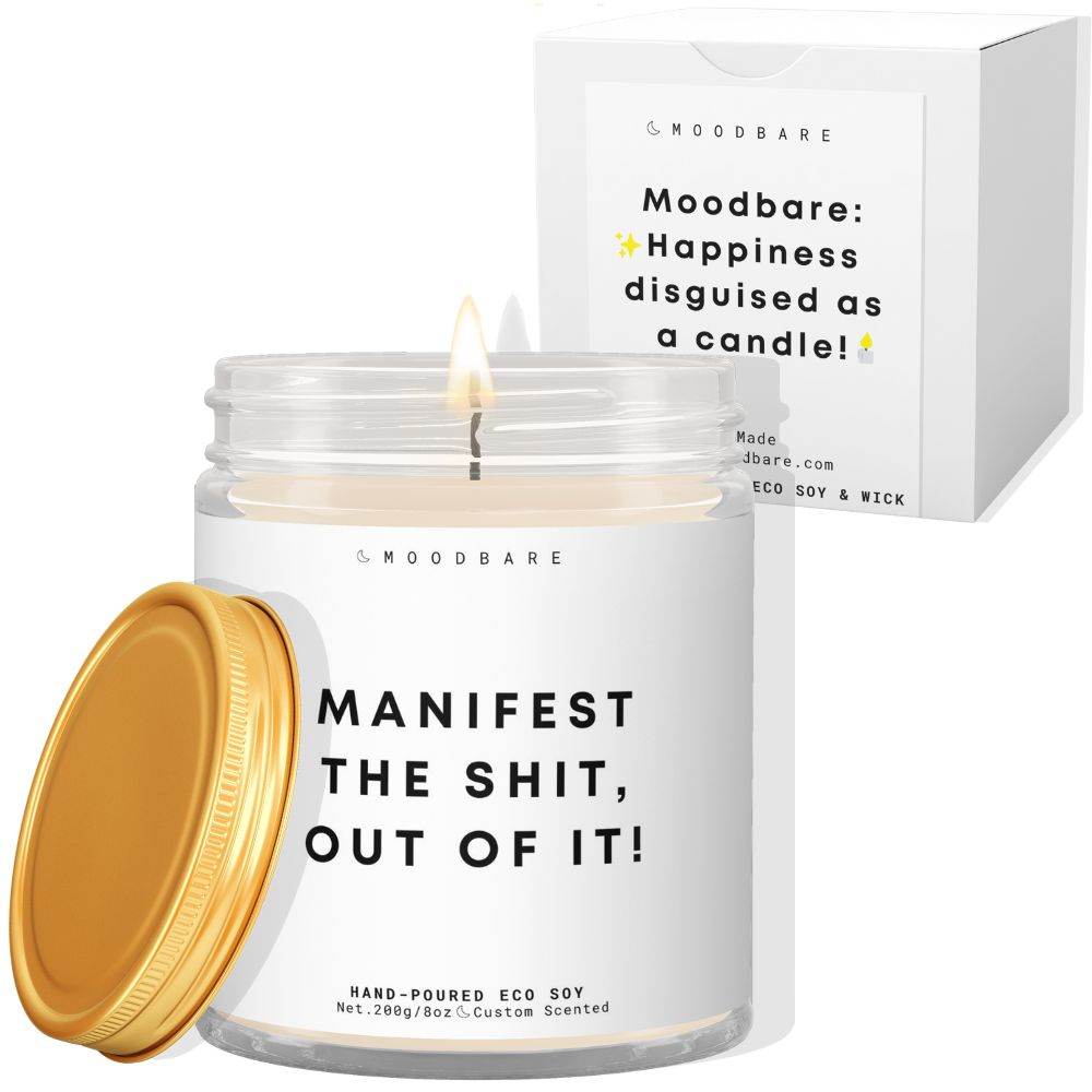 Manifest the shit out of it! ✨ Luxury Eco Soy Candle