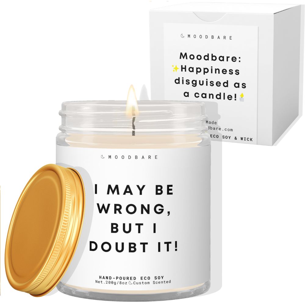 I may be wrong, but I doubt it! ✨ Luxury Eco Soy Candle