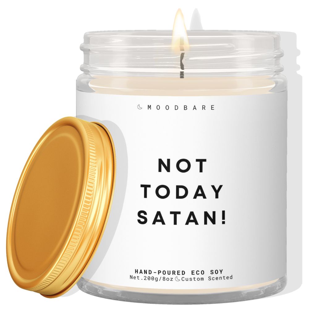 Not today satan! ✨ Luxury Eco Soy Candle