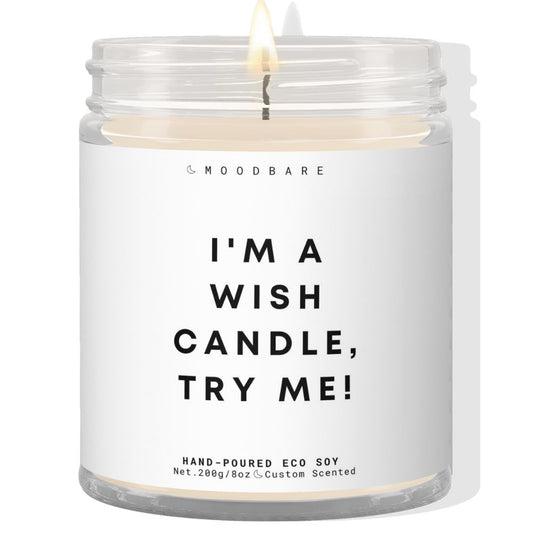 I'm a wish candle, try me! ✨ Luxury Eco Soy Candle