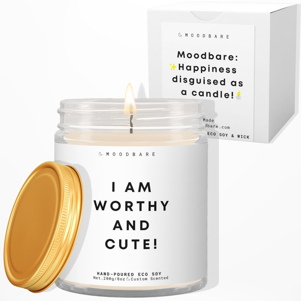 I am worthy and cute! ✨ Luxury Eco Soy Candle